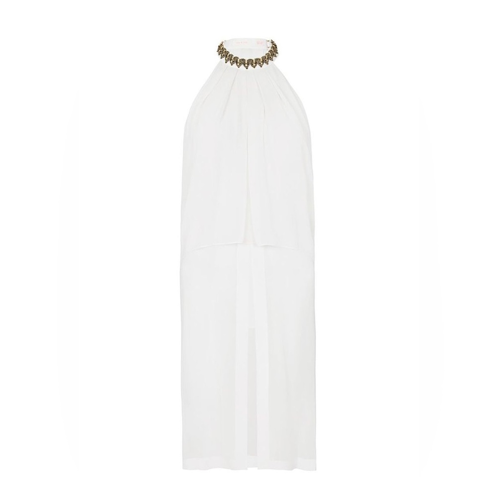 Sass & Bide Out Here Double Ivory Layer Tunic Top